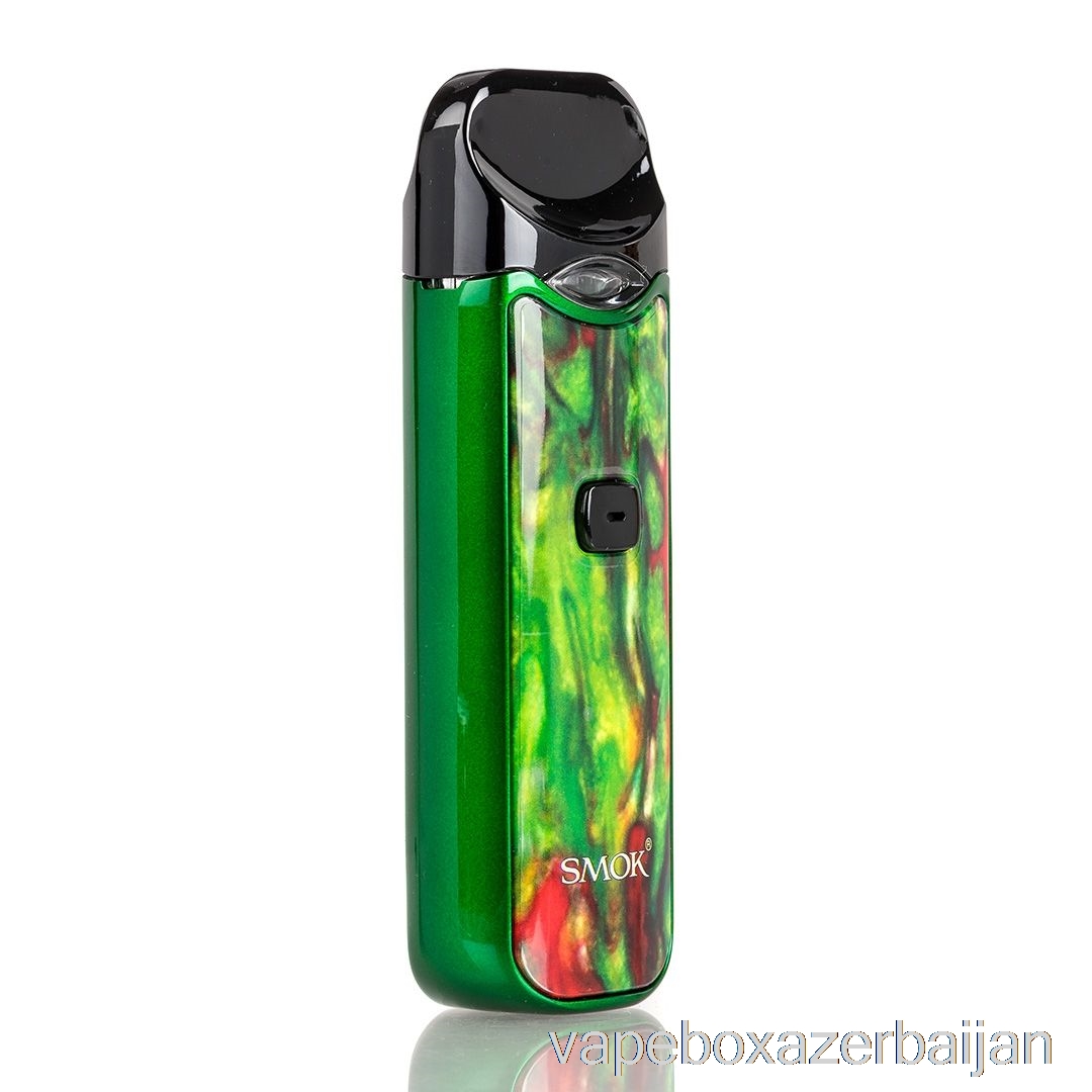 Vape Box Azerbaijan SMOK NORD 15W Pod Kit Green / Red Resin